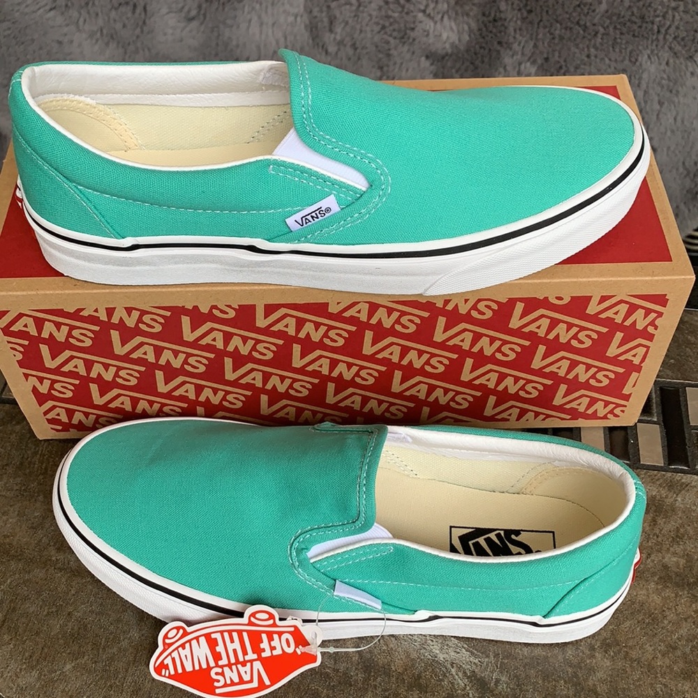 VANS CLASSIC SLIP ON WATERFALL/TRUE WHITE WMNS - Picture 3 of 14